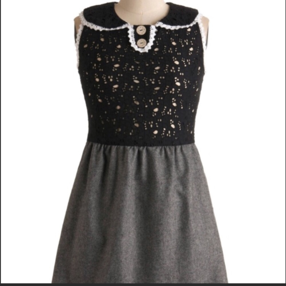 Knitted Dove dress.